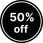 50% discount